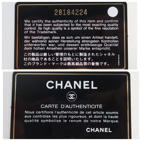 numbers not aligned on chanel card|chanel serial number.